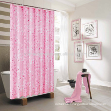 New waterproof curtain models hooks pink shower curtain